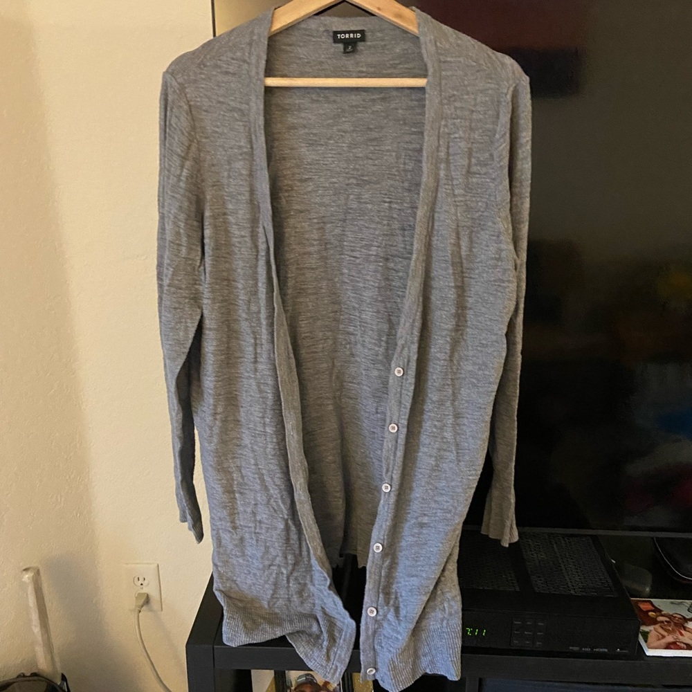 Gray Cardigan